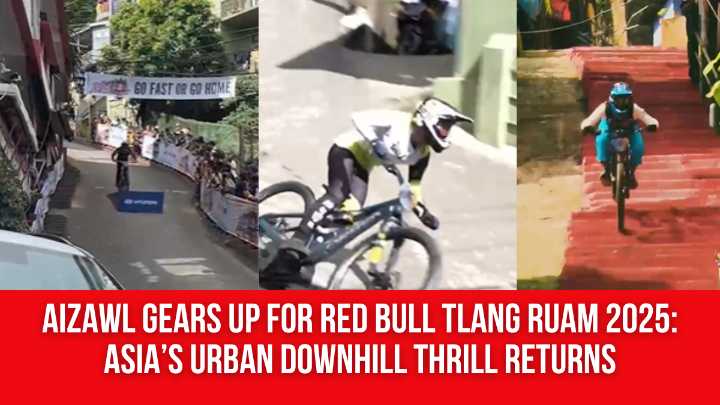 Aizawl Gears Up for Red Bull Tlang Ruam 2025: Asia’s Urban Downhill Thrill Returns