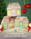 Gingerbread House Paper Bag
