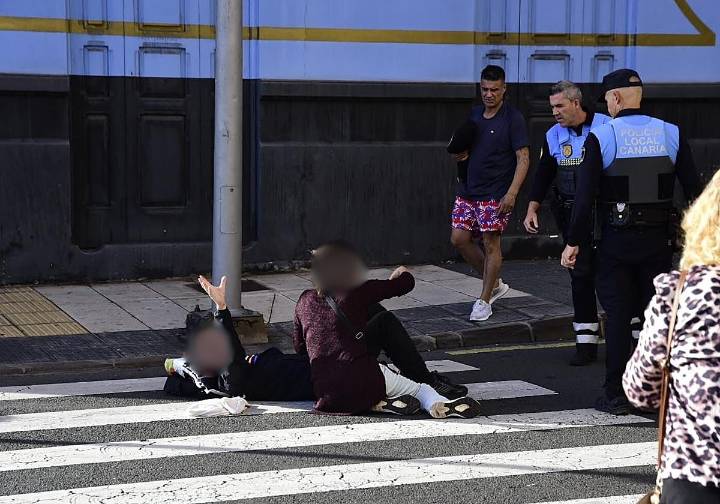 Atropello en Juan Manuel Durán deja dos personas afectadas en Las Palmas de Gran Canaria