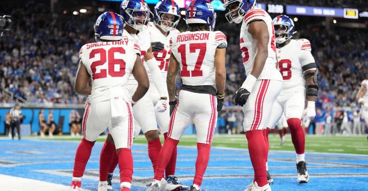 NY Giants-Detroit Lions matchup results, player grades from OT loss