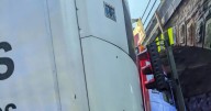 Lorry gets stuck at low bridge AGAIN for third time in just nine days