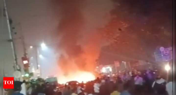 Delhi: Blast in parked car near Red Fort; videos show panic, chaos at site