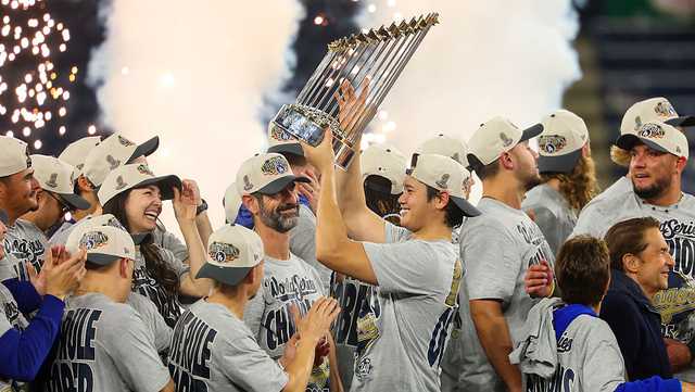 Watch Live: Los Angeles Dodgers celebrate their World Series win