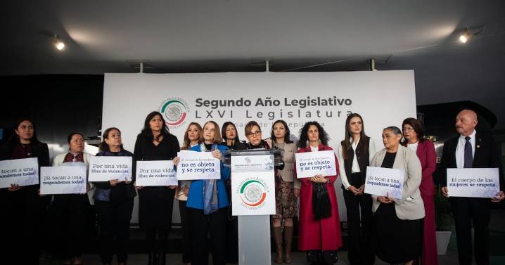 Senadoras exigen tipificar el abuso sexual como delito grave tras agresión a la presidenta Sheinbaum