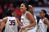 UConn's Sarah Strong on pace for historic sophomore season