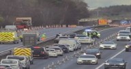 West Lothian M8 multi-vehicle collision triggers huge delays as 'traffic stops'