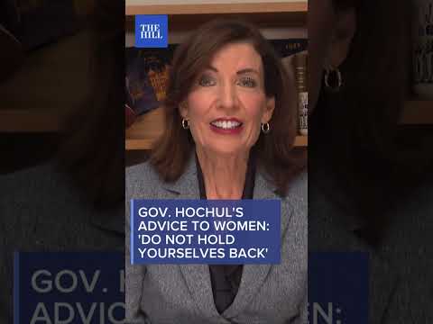 Gov. Hochul On Women Running For Office
