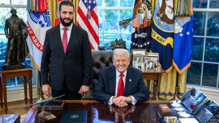 Trump hosts Syrian President Al-Sharaa at White House, eases Caesar Act sanctions