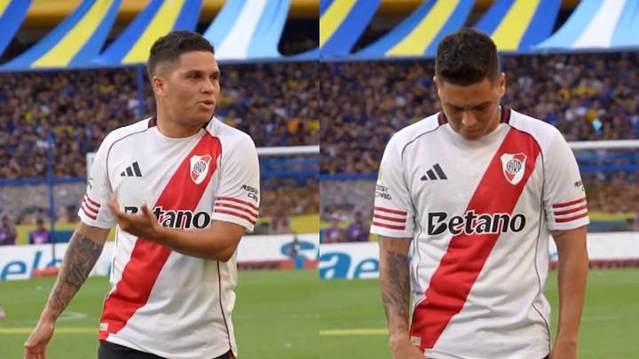 El reproche de Quintero a un compañero durante el Superclásico: ¿a quién apuntó?