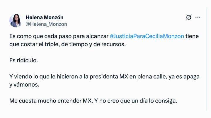Sistema judicial entorpece juicio contra López Zavala por feminicidio: Monzón
