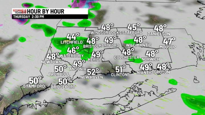 Looking for the Northern Lights across Connecticut again tonight!