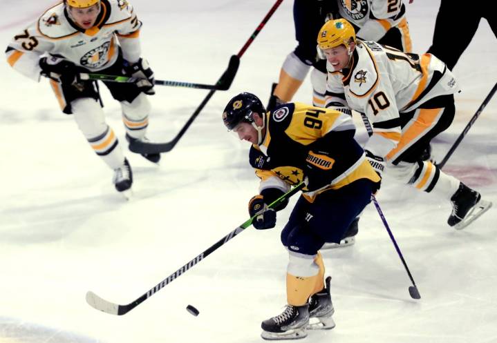 Norfolk Admirals fall in series opener at Trois