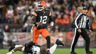 Shedeur Sanders stats: Browns QB throws interception, struggles mightily in first NFL start vs. Ravens