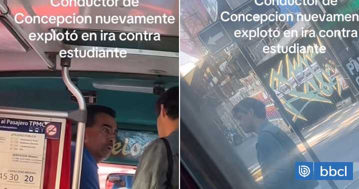 "Ahí están tus monedas": Micrero arremetió contra estudiante por exigir su vuelto en Concepción
