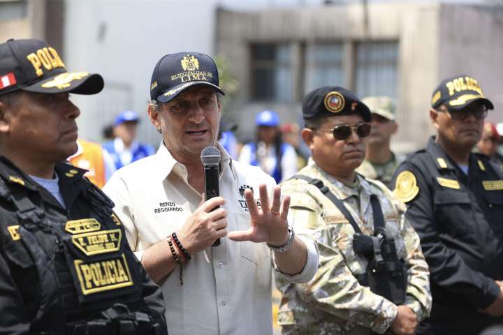 Alcalde de Lima, Renzo Reggiardo, anuncia la implementación del Plan de Seguridad 2025