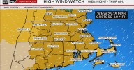 High wind watch issued for Massachusetts as storm brings snow to northern New England