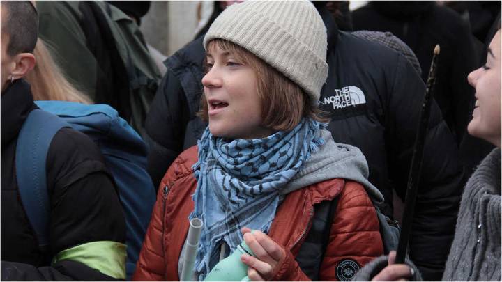 Greta Thunberg vetada en Venecia tras teñir de verde el Gran Canal