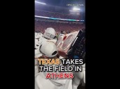 Texas takes the field in Athens