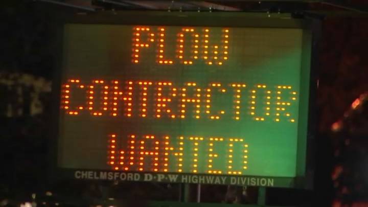Massachusetts snowplow job openings, driver shortage