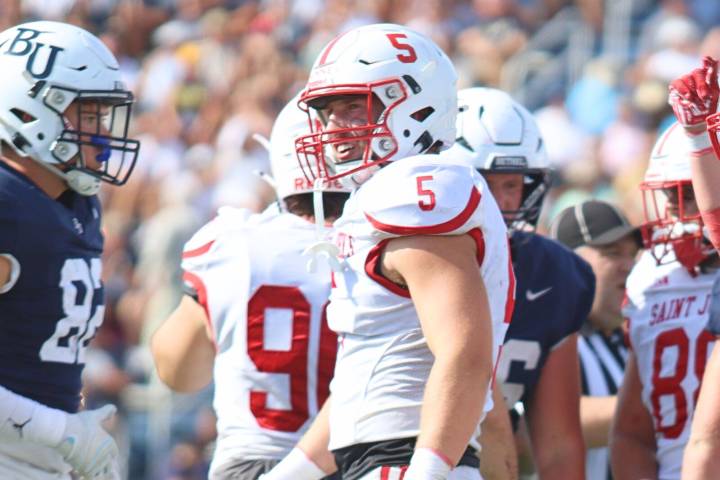 Once a QB in high school, St. John's Landon Danner is glad he switched to linebacker