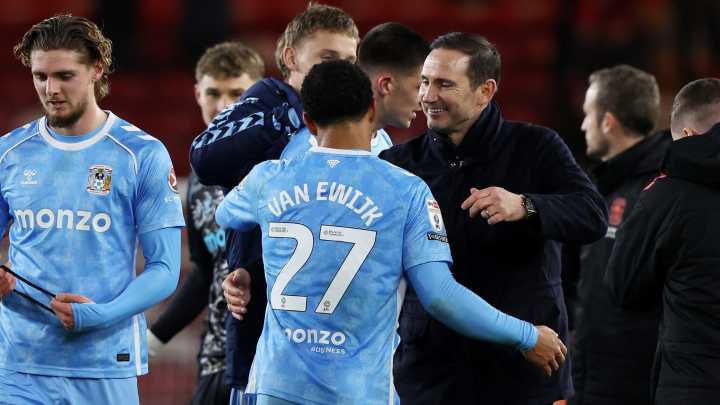 Frank Lampard makes Championship history with Coventry but wary of the chasing pack