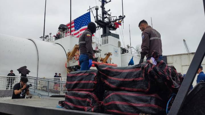 Así Estados Unidos intercepta narcolanchas ecuatorianas en el Pacífico: 54 toneladas decomisadas este año