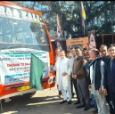 MLA Chenani flags off group of farmers on exposure visit