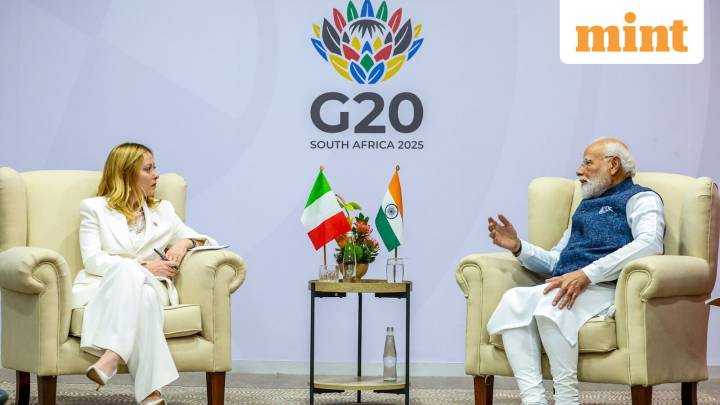 G20 summit: Modi and Italian PM vow to bolster bilateral ties in Johannesburg