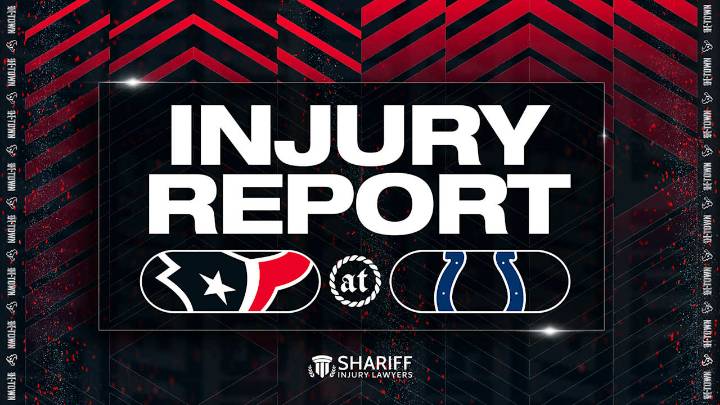 Week 13 Injury Report | Texans at Colts