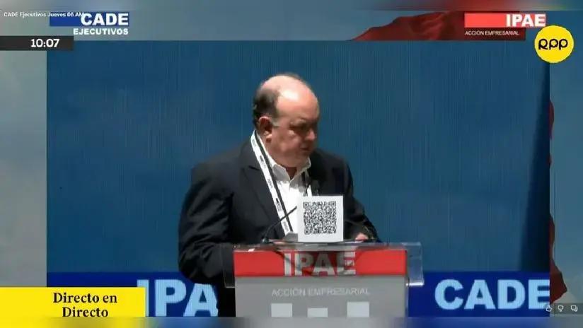 Rafael López Aliaga en CADE 2025: "la seguridad jurídica es para gente decente"