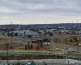 Time-lapse video shows snow quickly moving across Evansville highway
