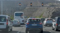 Dos accidentes con siete coches implicados colapsan la Circunvalación de Las Palmas de Gran Canaria y la GC