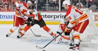 Philadelphia Flyers drop second straight game in loss to Flames as Jonathan Huberdeau scores 2 goals