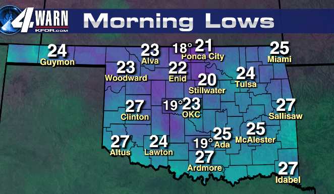 Monday Morning was the coldest in OKC since Feb. 22, 2025!