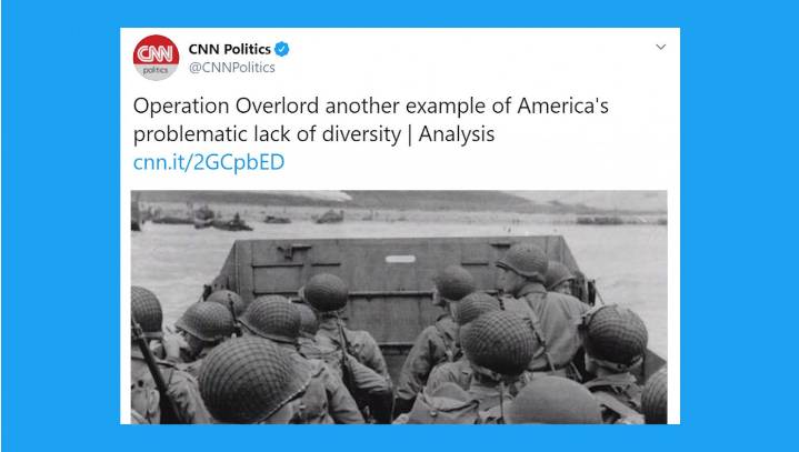 CNN Condemns D-Day Soldiers For Lack Of Diversity