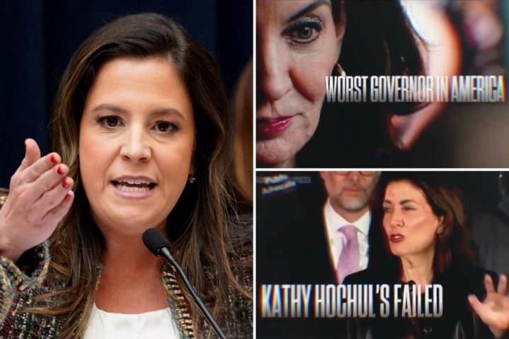 Elise Stefanik blasts ‘out of touch’ and ‘unpopular’ Kathy Hochul in blistering NY governor’s race ad