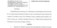 Hausmann Construction suing Woodbury County, LEC Authority, Introba, Goldberg Group Architects, and Baker Group