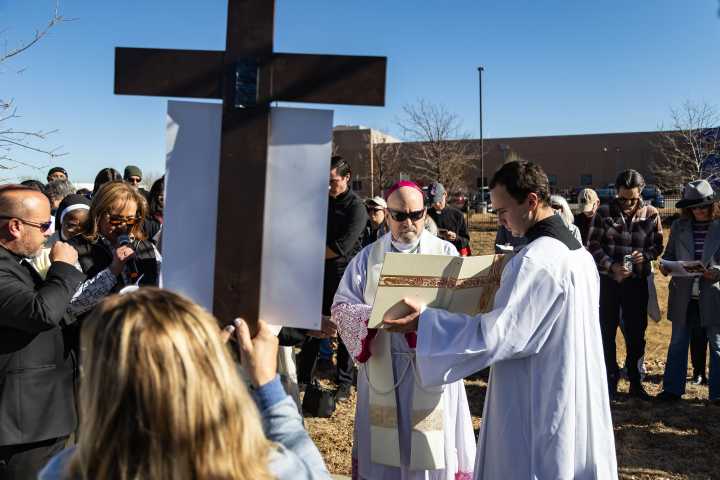 Bishops lead Stations of the Cross at Colorado ICE center, urges dignity for migrants