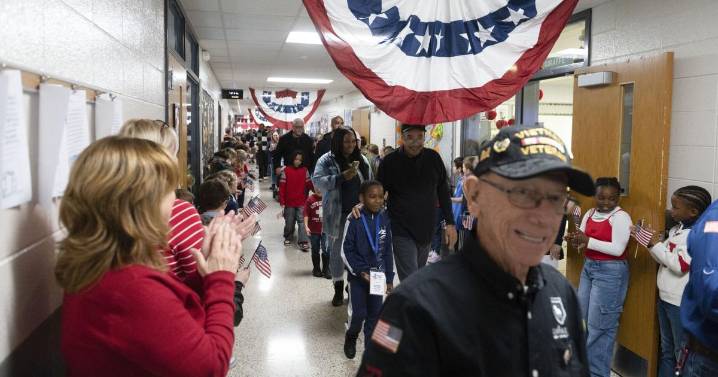 Local vets recognized at Croninger Elementary School