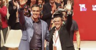 Sánchez arropa en un mitin a Gallardo, imputado por el enchufe al hermano del presidente