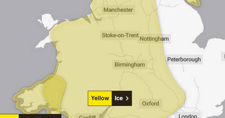Birmingham residents urged to keep 11 items in car as yellow ice alert in place