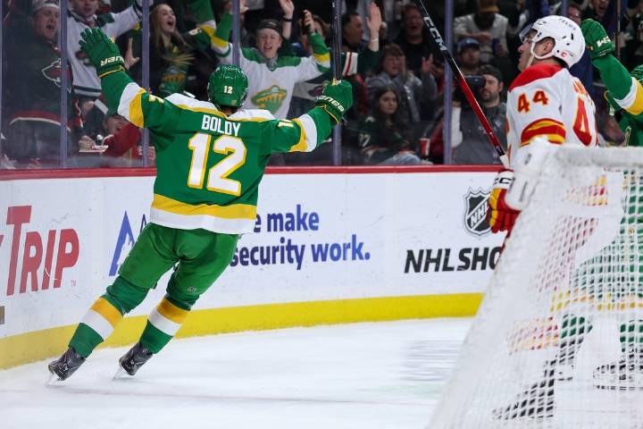 Deadspin | Jesper Wallstedt stops all 36 shots as Wild blank Flames