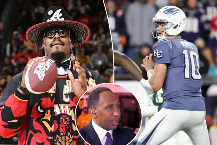 Stephen A. Smith calls Drake Maye 'a liar' over Cam Newton drama