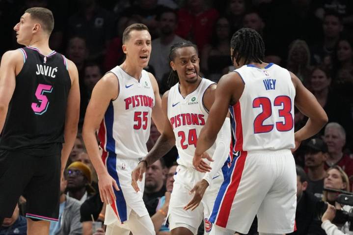Duncan Robinson logra victoria en su regreso a Miami; Pistons vencen 138