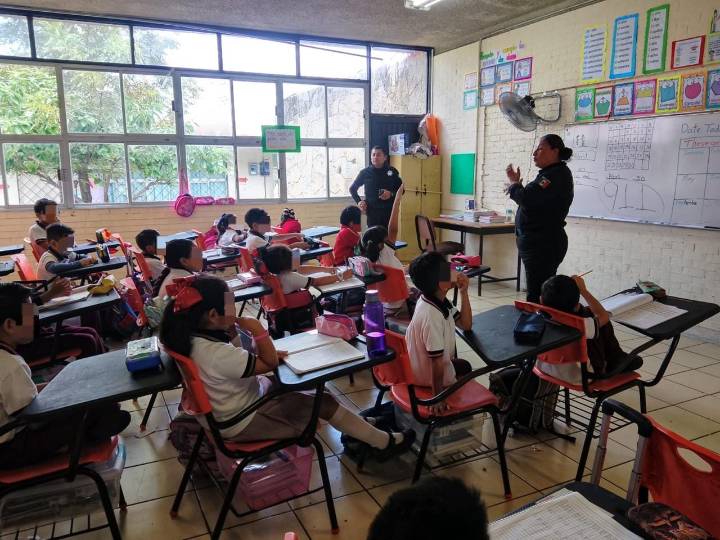Participa Guardia Estatal de Género en jornada interinstitucional para prevenir la violencia en entornos escolares