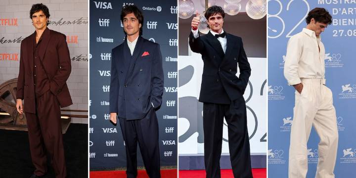 Actor de Frankenstein y referente de moda: Jacob Elordi impone estilo con sus looks en las alfombras rojas