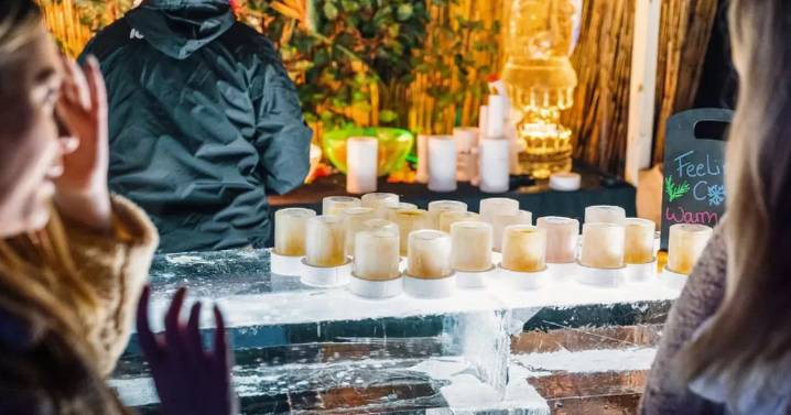 Edinburgh Polar Ice Bar returns for Christmas with festive cocktails and carved ice glasses