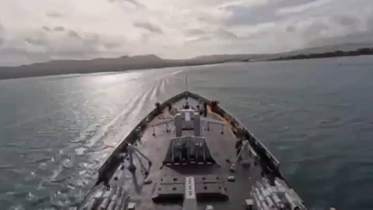 INS Sahyadri Docks At Guam As Malabar Naval Exercise Begins Tomorrow; Navy Shares Glimpse