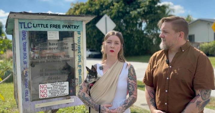 Boynton Beach neighbors rally to save Little Free Pantry after code complaint threatens removal