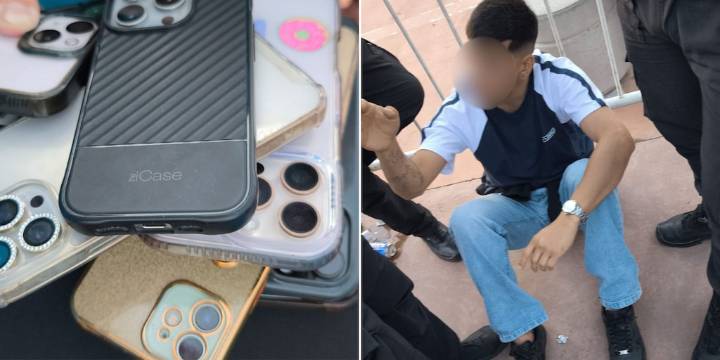 Detuvieron a un hombre con 12 celulares robados durante una fiesta electrónica en Costanera Norte